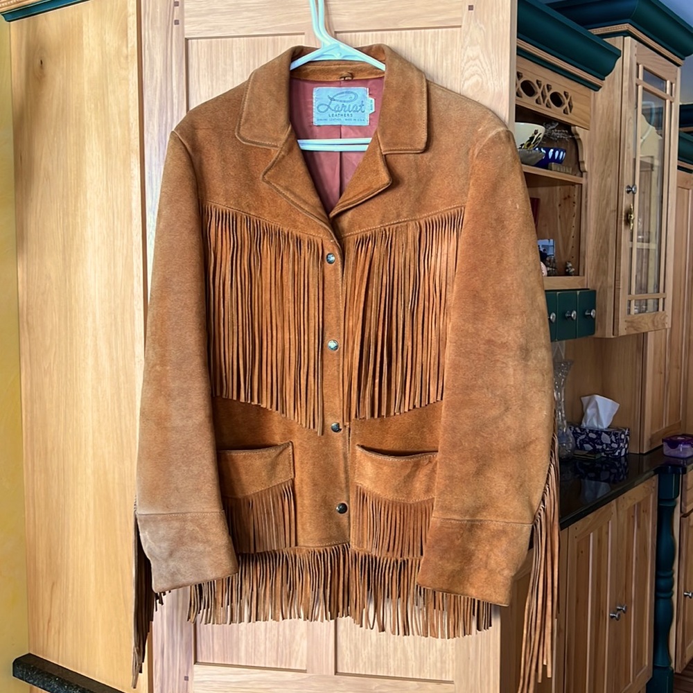 VINTAGE SUEDE FRINGE WESTERN JACKET